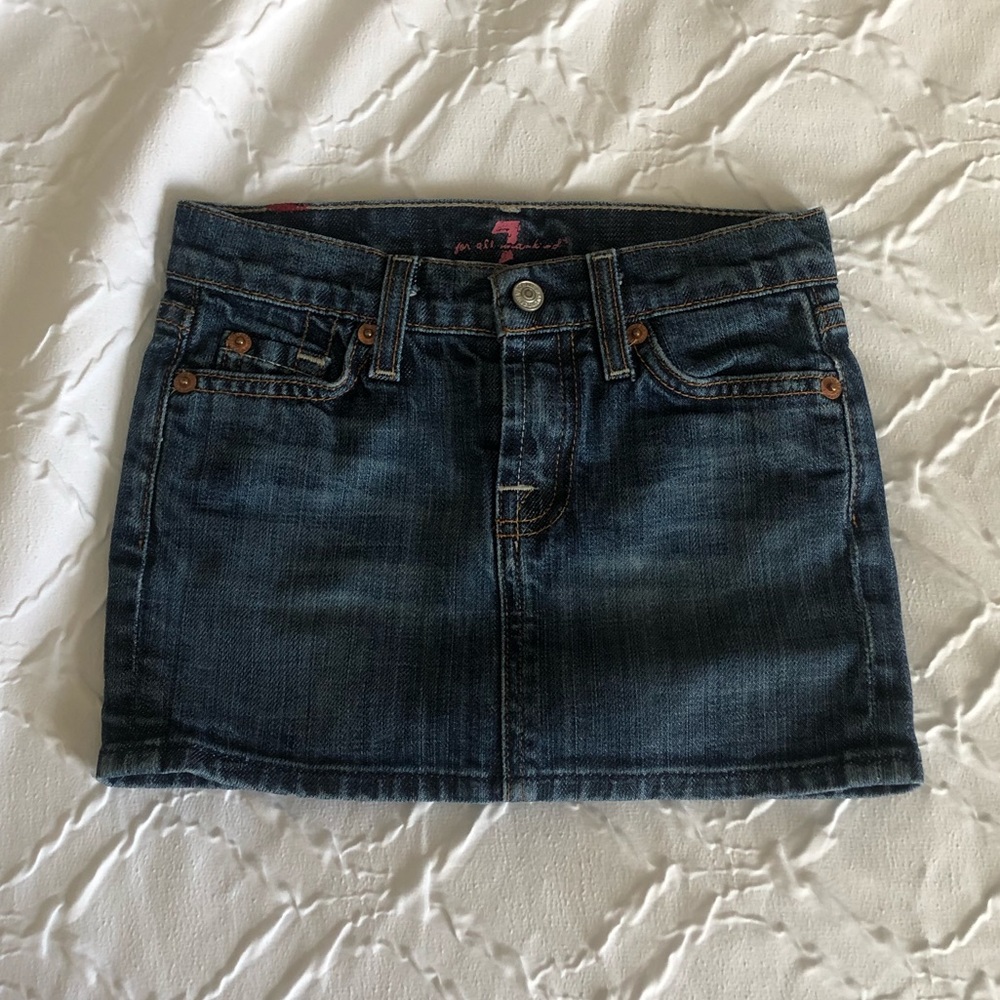 Girls 7 for all mankind Denim Skirt